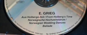 New Plc Edvard <strong>Grieg</strong> - Holberg Suite Disc 1 Only (cd 1992 Pliz) 19. - Product Image 3