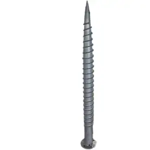 High Quality solar mounting system earth ground screw anchor,ground screw pile for house foundation,spiral ground anchor