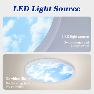 <span class=keywords><strong>Ahora</strong></span> 50% de Descuento en Lámpara de Techo LED de 38W. Protección Ocular con Temperatura de Color Ajustable, CRI 80, Cobertura de 360°. para iluminación de salas de estar. - Product Image 2