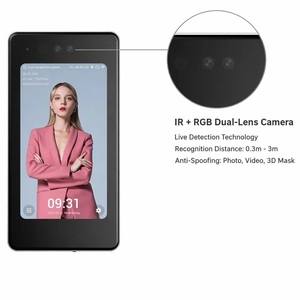 เครื่องบันทึกเวลาด้วยระบบจดจำใบหน้าผ่าน WiFi พร้อมซอฟต์แวร์คลาวด์ฟรี ไม่ต้องสมัครสมาชิก แอปพลิเคชันมือถือสำหรับธุรกิจขนาดเล็กเพื่อการบันทึกเวลาเข้าออกของพนักงาน - Product Image 2