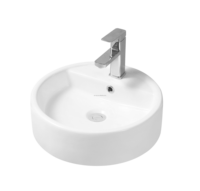 Évier en céramique commercial de haute qualité, style ferme moderne, pour extérieur, salle de bain, hôtel, école, utilisation sur comptoir
