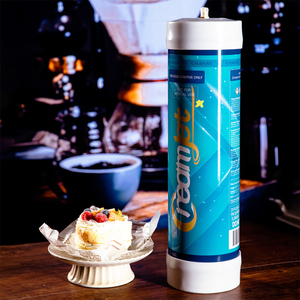 Creamjet France Stock Livraison Rapide Lot de 2/boîte Bouteille de Gaz pour Crème Fouettée en Acier Carbone CO2/N2 Outils à Dessert Cylindre de Gaz pour Crème Fouettée - Product Image 3