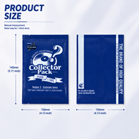 Pochette d'emballage pour boosters TCG OEM/ODM, 500 MOQ, avec encoche de déchirement et thermoscellage, sac d'emballage personnalisé pour cartes