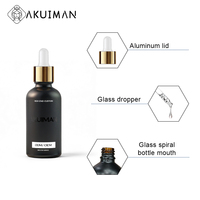 Flacon d'huile essentielle de 30 ml avec bouchon, emballage cosmétique