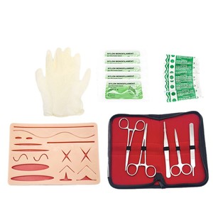 Export-oriented silicone skin pads, surgical <b>suture</b> practice instrument <b>kits</b>, surgical training <b>kits</b> for medical students, CE - Product Image 5