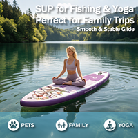 Nouvelle Planche de Stand-Up Paddle Gonflable Tout-Terrain pour Enfants 2026 avec Pompe, Sac et Accessoires – Durable et Portable pour le Surf