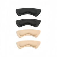 Coussinets de talon en mousse PU élastique de 6 mm d'épaisseur, semelles auto-adhésives pour chaussures, protection des pieds avec supports de talon