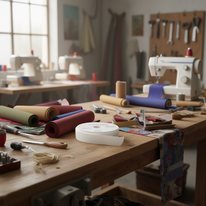 ILAN Cinta De Correa 4.0Cm 46M White <b>Webbing</b> Tape For Straps - Product Image 2