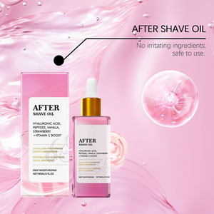 Moisturizing Soothing Vanilla Strawberry VC Shave Oil Fresh Odor Seed Raw Hyaluronic Acid Vitamin E GZ RTS Bulk Mixed Order - Product Image 3