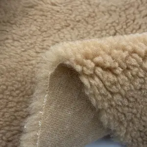 % 30% yün kumaş fırça kumaş uygun sonbahar ve kış palto kürk gibi kumaş