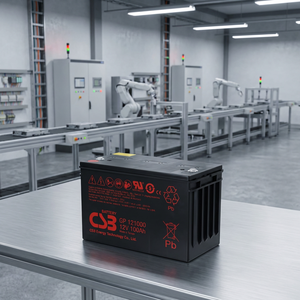 Batería Solar Portátil de Gel AGM de Ciclo Profundo Sellada <span class=keywords><strong>VRLA</strong></span> al por Mayor, 100 Ah, 12 V, Baterías CSB - Product Image 1