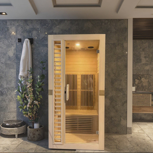 2025 Hot Bán Nhà Tắm Hơi 1-2 Người Công Suất Với Phần Lan Thông Rắn Gỗ Carbon Nóng Hồng Ngoại Phòng Tắm Hơi Cho Bán - Product Image 5
