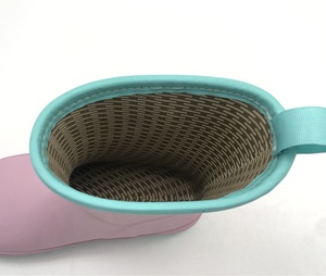 الوردي اللون المطاط الاطفال للماء ولينغتون الأحذية - Product Image 3