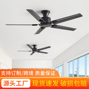 <b>Ceiling</b> <b>Fan</b> With Iron Blades No Light DC Motor <b>Remote</b> <b>Control</b> Energy Saving For Living Room And Study - Product Image 3
