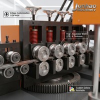 Machine de formage de cerceaux plats contrôlée par PLC pour la fabrication de supports de câbles et de colliers de serrage en U