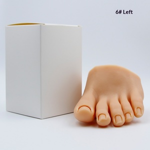 Modèle de <span class=keywords><strong>pied</strong></span> en silicone de qualité supérieure Zeal Shine pour la pratique des ongles, pieds avec ongles insérables, <span class=keywords><strong>manucure</strong></span> <span class=keywords><strong>pied</strong></span> - Product Image 3