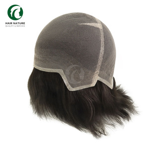 Peluca Completa de Encaje <span class=keywords><strong>Coreano</strong></span> FW64 para <span class=keywords><strong>Hombre</strong></span>, 130% de Densidad, <span class=keywords><strong>Cabello</strong></span> Humano, Prótesis Capilar Masculina, Unidad de Reemplazo Capilar, Toupee - Product Image 1