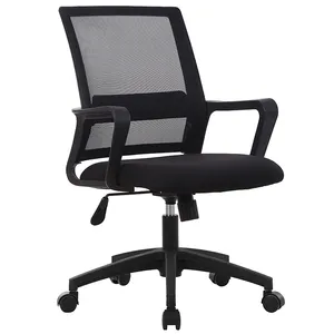 Wholesale OUnique Design Ergonomic Staff Chair Mesh Fabric Swivel Office Chairs