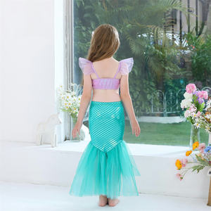 ชุดคอสเพลย์เจ้าหญิงเงือกน้อยแอเรียลสำหรับเด็กผู้หญิงในช่วงฤดูร้อน ชุดแฟนซีสำหรับงานปาร์ตี้ฮาโลวีน ชุดคอสเพลย์จากภาพยนตร์โทรทัศน์ - Product Image 3