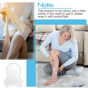 Almohadillas <span class=keywords><strong>de</strong></span> Gel Suave para Tobillos, Transparentes, Anti-Fricción, Previenen Bollos, para el Cuidado <span class=keywords><strong>de</strong></span> los Pies, para Caminar, Correr, Senderismo, Uso Diario - Product Image 5
