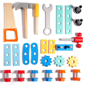 Juego de Juguetes de Construcción de Madera para Niños - Kit de Herramientas Educativas STEM para Juego de Imitación, Materiales Ecológicos, Habilidades Motoras Finas - Product Image 5
