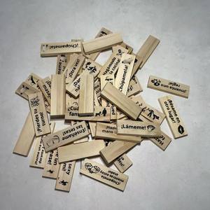 Última Versión en Español del Juego Torre de Bloques Atrevidos para Parejas Adultas con 48 Desafíos Coquetos Torre de Bloques Apilables para Amantes - Product Image 3