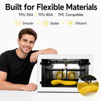 Machine portable de fabrication d'orthèses pour chaussures, imprimante 3D FDM flexible en TPU, imprimante 3D double station