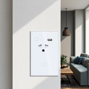 Touchmi nhà thông minh Wifi 1/2gang chuyển đổi + 1 băng đảng Thái Lan Wifi ổ cắm với cổng USB tuya tường điều khiển cảm ứng chuyển đổi - Product Image 3