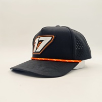 Gorra de Golf Oxford de 5 Paneles de Alta Calidad con Logotipo de Silicona Personalizado, Estilo Vintage con Cuerda, Unisex, MOQ Bajo, OEM, Premium, Ajustable para Clubes de Campo