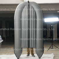 Conception populaire OEM certificat CE plancher de faisceau d'air bateau en PVC bateau de pêche bateau gonflable