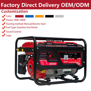 가정용 전기 휴대용 5kw 12 볼트 dc 소형 Xinbate 가솔린 발전기 - Product Image 3