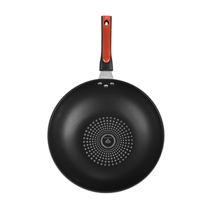 <span class=keywords><strong>Wok</strong></span> de cuisine en <span class=keywords><strong>acier</strong></span> au carbone 30/32 cm pas cher avec revêtement diamant antiadhésif pour cuisson chinoise et <span class=keywords><strong>induction</strong></span>, avec couvercle en verre - Product Image 4
