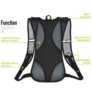 Custom Unisex Lightweight <b>Backpack</b> Closure Custom Izable Fashionable <b>Running</b> Cycling Bike <b>Water</b> Hydration Pack Men - Product Image 3