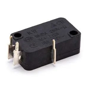16A 125V Straight level Micro Switch KW7-03-2