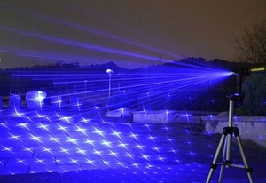 Con trỏ <span class=keywords><strong>laser</strong></span> màu xanh với bộ sạc kính 5 đầu pin và hộp kim loại - Product Image 4