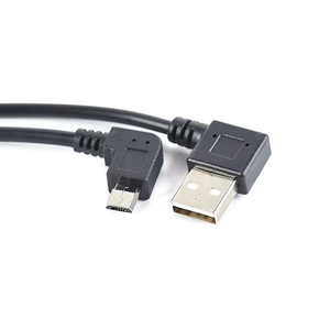 90 Degree Angled up Down Left Right Angle <b>Micro</b> B <b>Usb</b> USB2.0 a Data Charging <b>Cable</b> <b>Micro</b> <b>Usb</b> Angled - Product Image 1