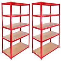 Étagère de rangement en acier réglable à 5 niveaux, 250 kg, revêtement en poudre, couleur personnalisée, capacité de 275 kg pour entrepôt, supermarché, rayonnage