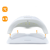 Lampe à ongles UV LED professionnelle 120W SUN X5 Plus - Séchoir à ongles haute puissance pour vernis gel - Capteur intelligent, affichage numérique, salon