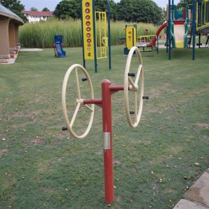 Équipement de parc de conditionnement physique en plein air en acier certifié TUV personnalisé pour les personnes âgées jardin exercice de gymnastique en plein air équipement de jardin - Product Image 4