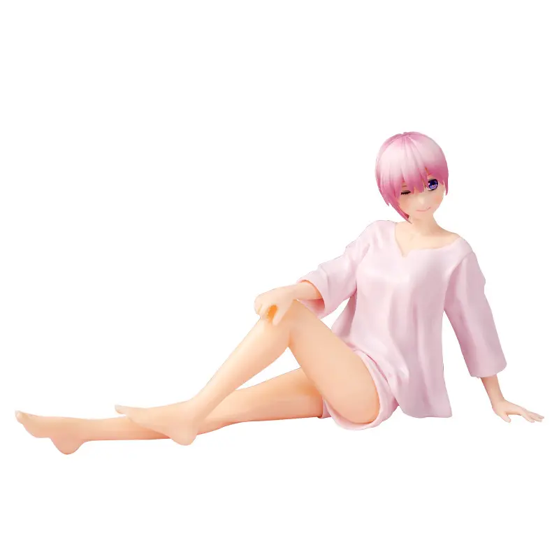 15CM Anime La Quintessence Quintuplés action Figure vêtements de nuit Assis Modèle jouet Collection PVC Jouet