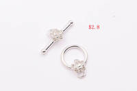 S925 argent Sterling attache à ressort collier bracelet fermoir connecteur bricolage accessoires matériel boucle carré homard boucle