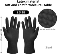 Ensemble d'accessoires professionnels pour la coloration des cheveux de salon avec logo personnalisé, comprenant un pinceau à colorant, des gants, une cape de protection et un étui de voyage (matériau plastique)
