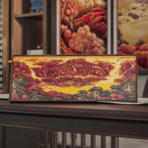 Artículos de Decoración para el Hogar, Decoraciones de Oficina, Buena Suerte en la Vanguardia, Sala de Estar de Estilo Chino Nuevo, Pinturas de Paisajes, Regalos - Product Image 3