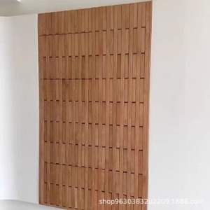 Perchero de pared de madera con ganchos tipo teclas de piano, organizador de entrada, tablero perforado para sombreros, bolsos y llaves, duradero, forma rectangular - Product Image 3