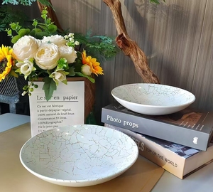 Plat Assiette À Soupe Restaurant Ustensiles De Cuisine Ensemble Buffet Plats En Porcelaine Assiettes À Dîner Avec Design Graphiti - Product Image 4