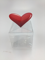 Meilleur prix Boîtes d'emballage de vente au détail personnalisées en PVC PET Boîte transparente en plastique pour animaux de compagnie avec papillon