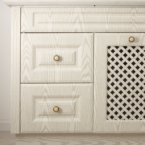 Set <span class=keywords><strong>Mobile</strong></span> <span class=keywords><strong>Bagno</strong></span> Stile Country Americano con Specchio, Armadietto Contenitore <span class=keywords><strong>Bagno</strong></span> in MDF - Product Image 4