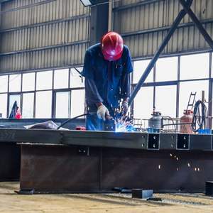 Bâtiment préfabriqué imperméable facilement assemblable / Atelier à structure métallique / Entrepôt préfabriqué / Structures en acier léger - Product Image 5