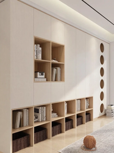 Librería de madera simple moderna, nuevo gabinete de almacenamiento decorativo para uso en el hogar, escuela, hotel o apartamento - Product Image 3