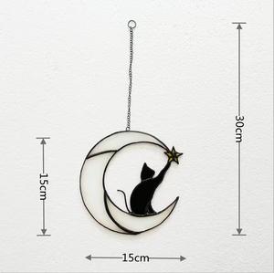 Panneaux de <span class=keywords><strong>vitrail</strong></span> décoratifs pour fenêtres et portes, art décoratif, panneaux de <span class=keywords><strong>vitrail</strong></span> en forme de <span class=keywords><strong>papillon</strong></span>, animaux, <span class=keywords><strong>Tiffany</strong></span>, panneau de <span class=keywords><strong>vitrail</strong></span> suspendu - Product Image 4